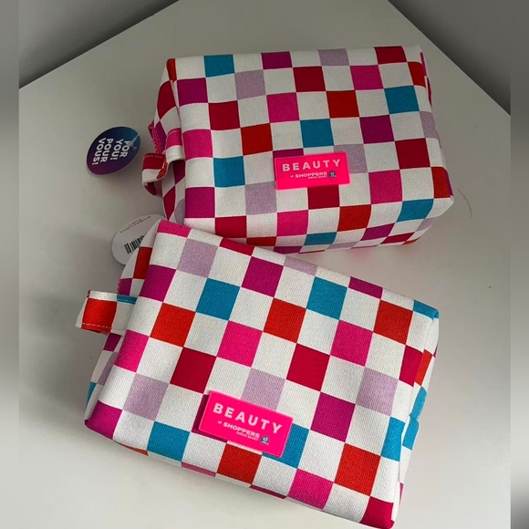 2/10$ Checkered makeup bags - Picture 2 of 3